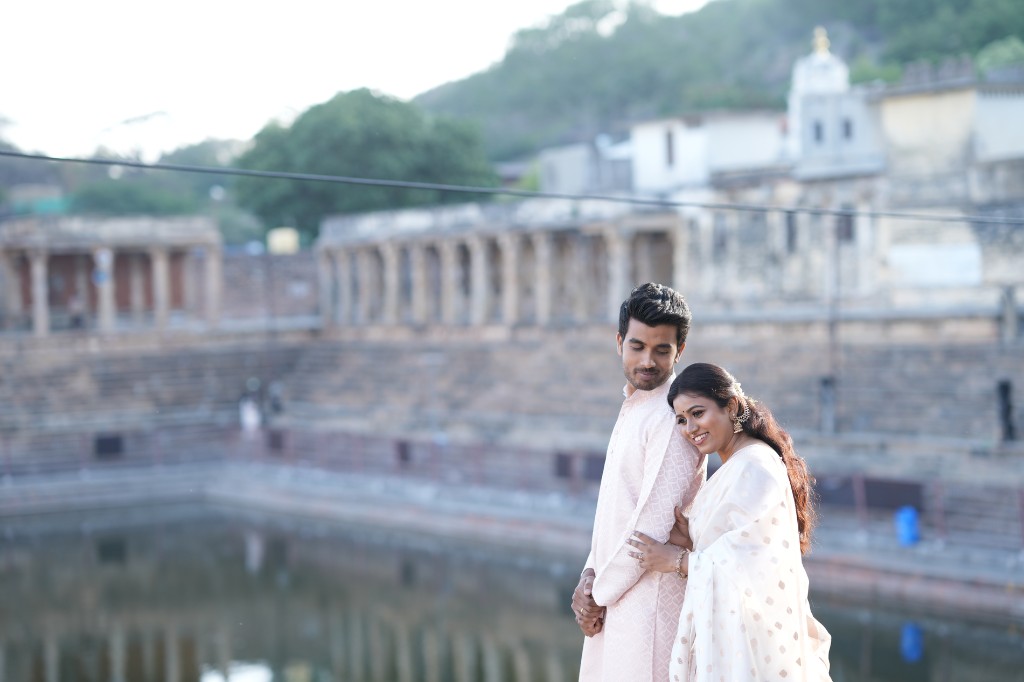 Bride and groom wedding banner